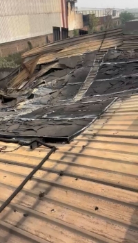 fire-affected-shed-scrap